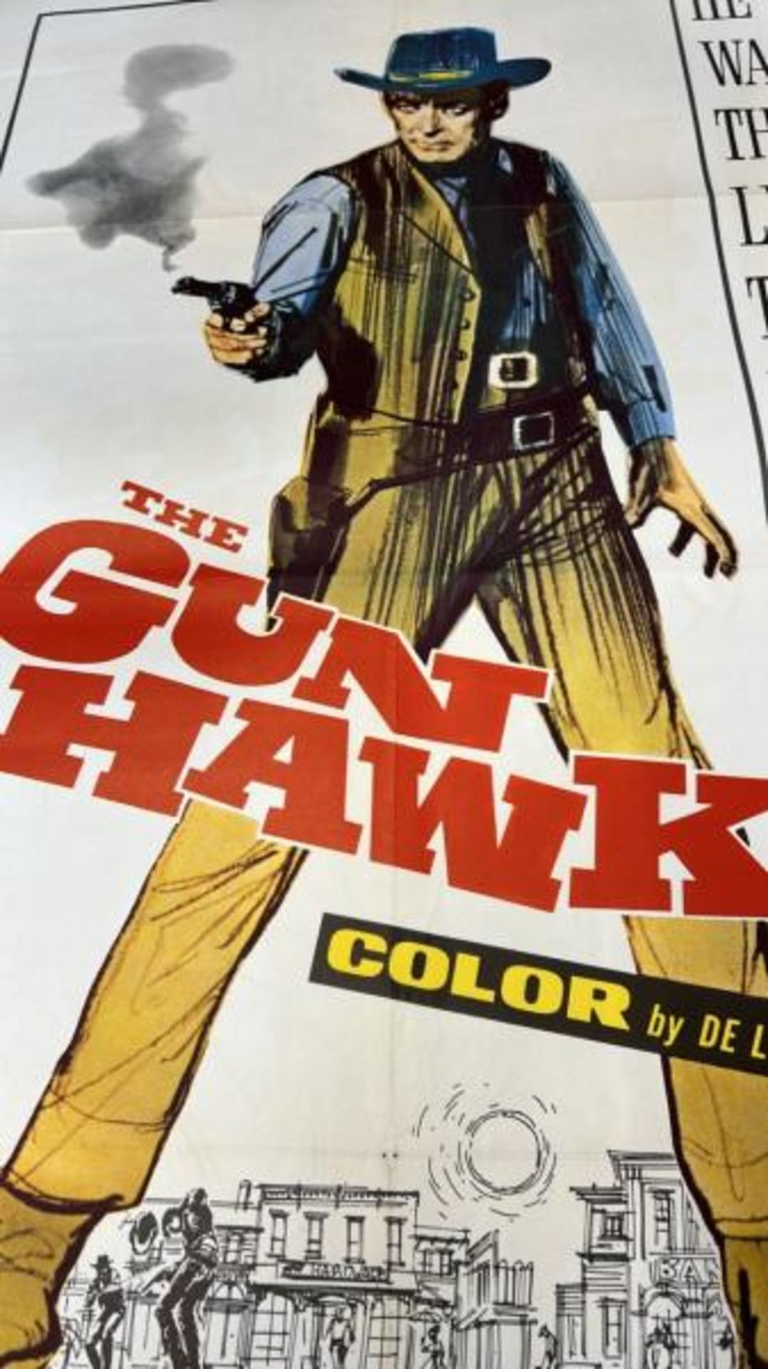 THE GUN HAWK, ORIGINAL FILM POSTER, 63/256, MADE IN THE USA, 68.5CM W X 105CM H - Bild 4 aus 4