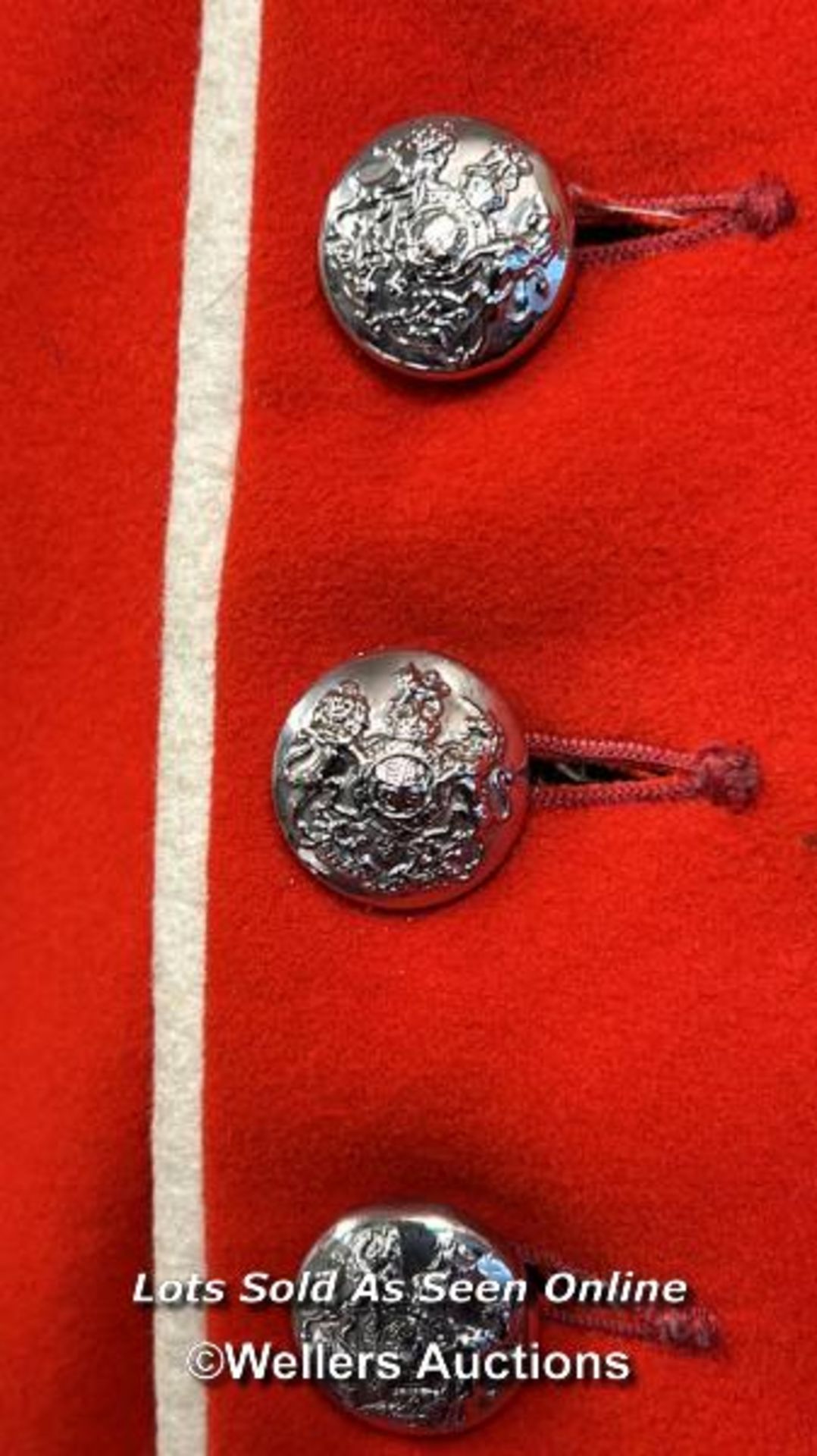 SCOTTISH RED MILITARY DRESS TUNIC - Image 5 of 6