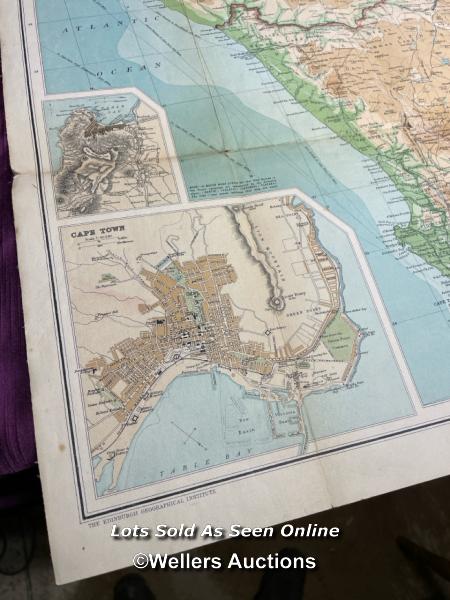 BARTHOLOMEW'S REDUCED SURVEY MAP OF SOUTH AFRICA - Image 3 of 4