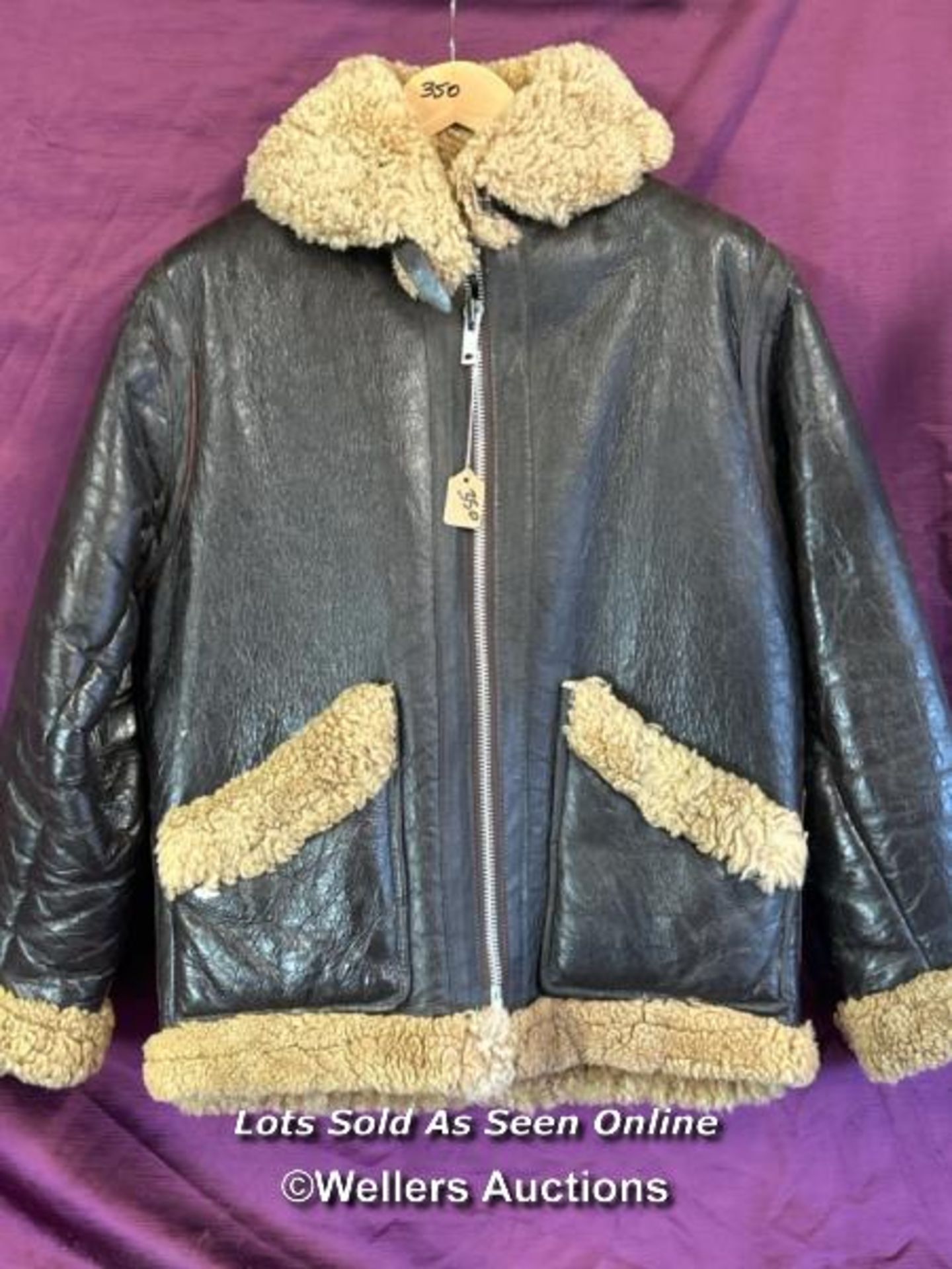 VINTAGE LEATHER FLYING JACKET