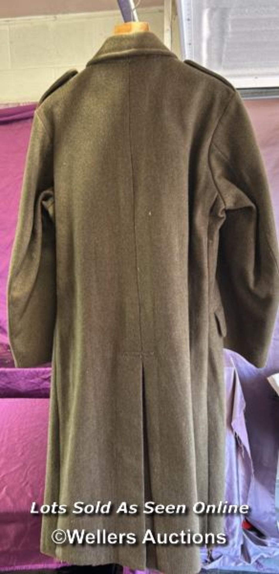 1950 KHAKI MILITARY COAT BY H. LOTTERY & CO. - Image 5 of 5