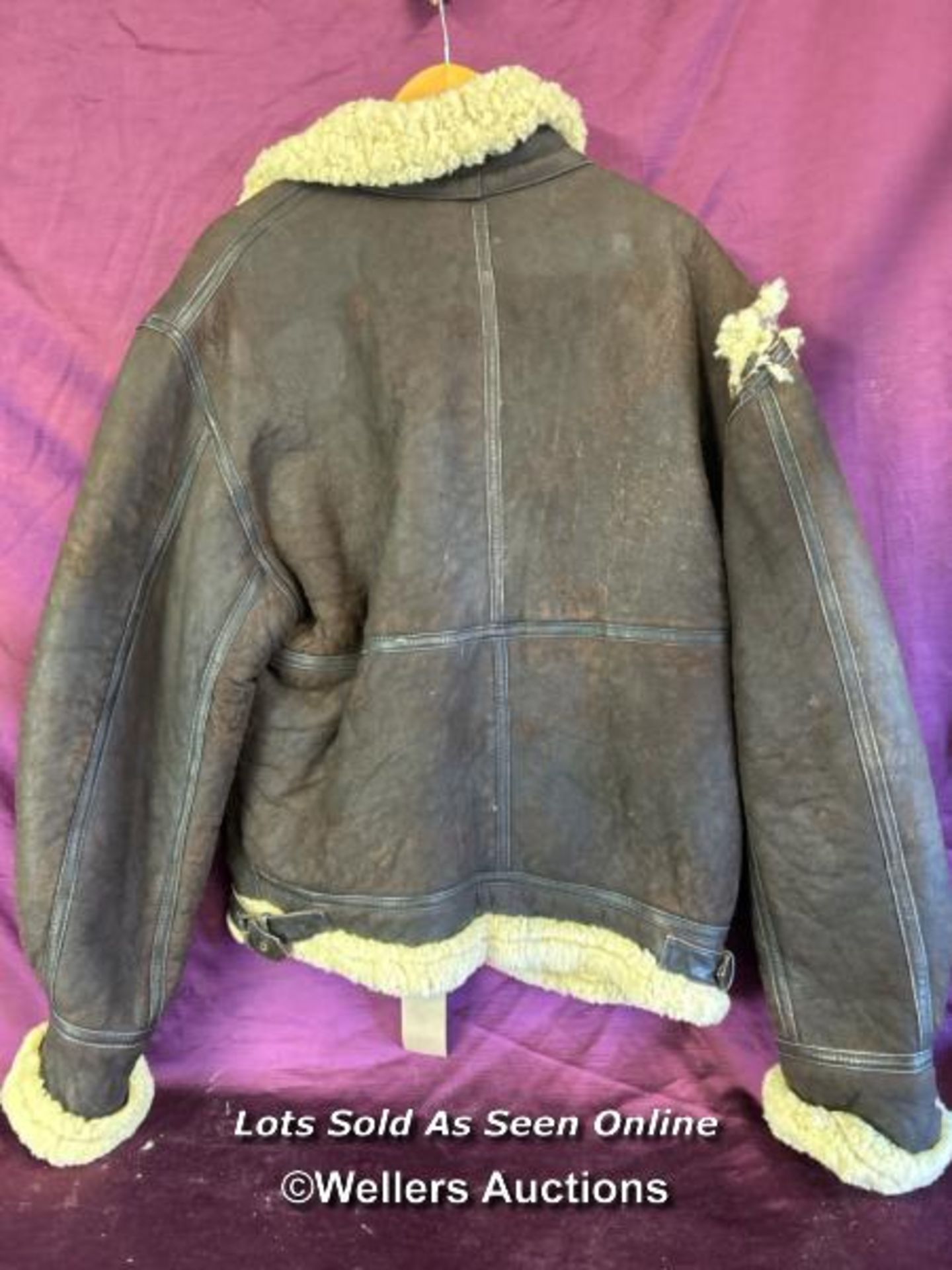 VINTAGE IRWIN STYLE FLYING JACKET (SOME DAMAGE TO ARM) - Image 6 of 6