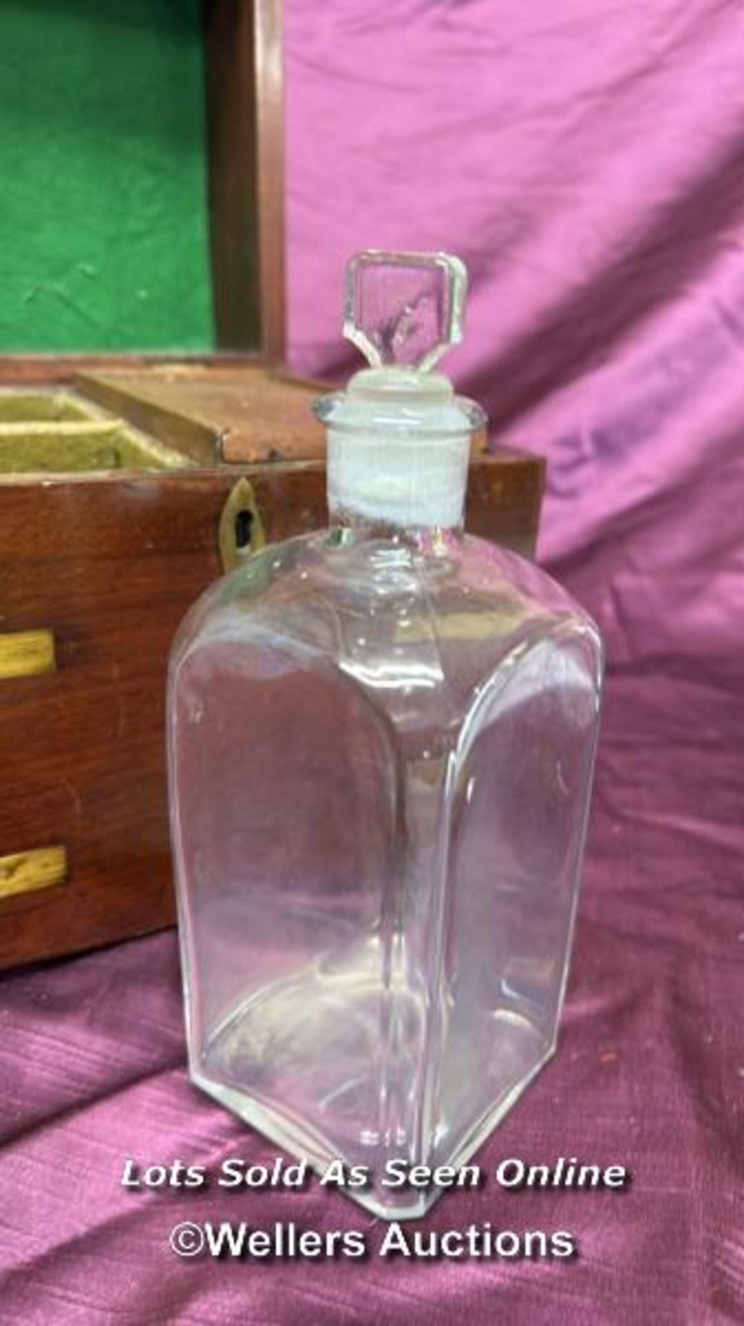 MILITARY CAMPAIGN DECANTER, TOP ENGRAVED 'JOHN DUNCAN' - Image 3 of 6