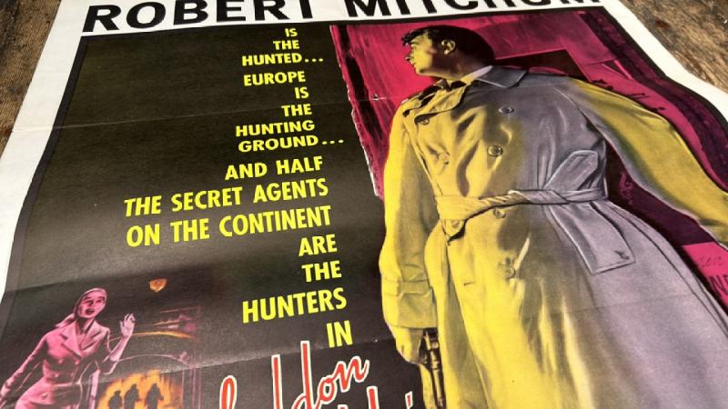 FOREIGN INTRIGUE, ORIGINAL FILM POSTER, 56/261, 69CM W X 105CM H - Image 3 of 3