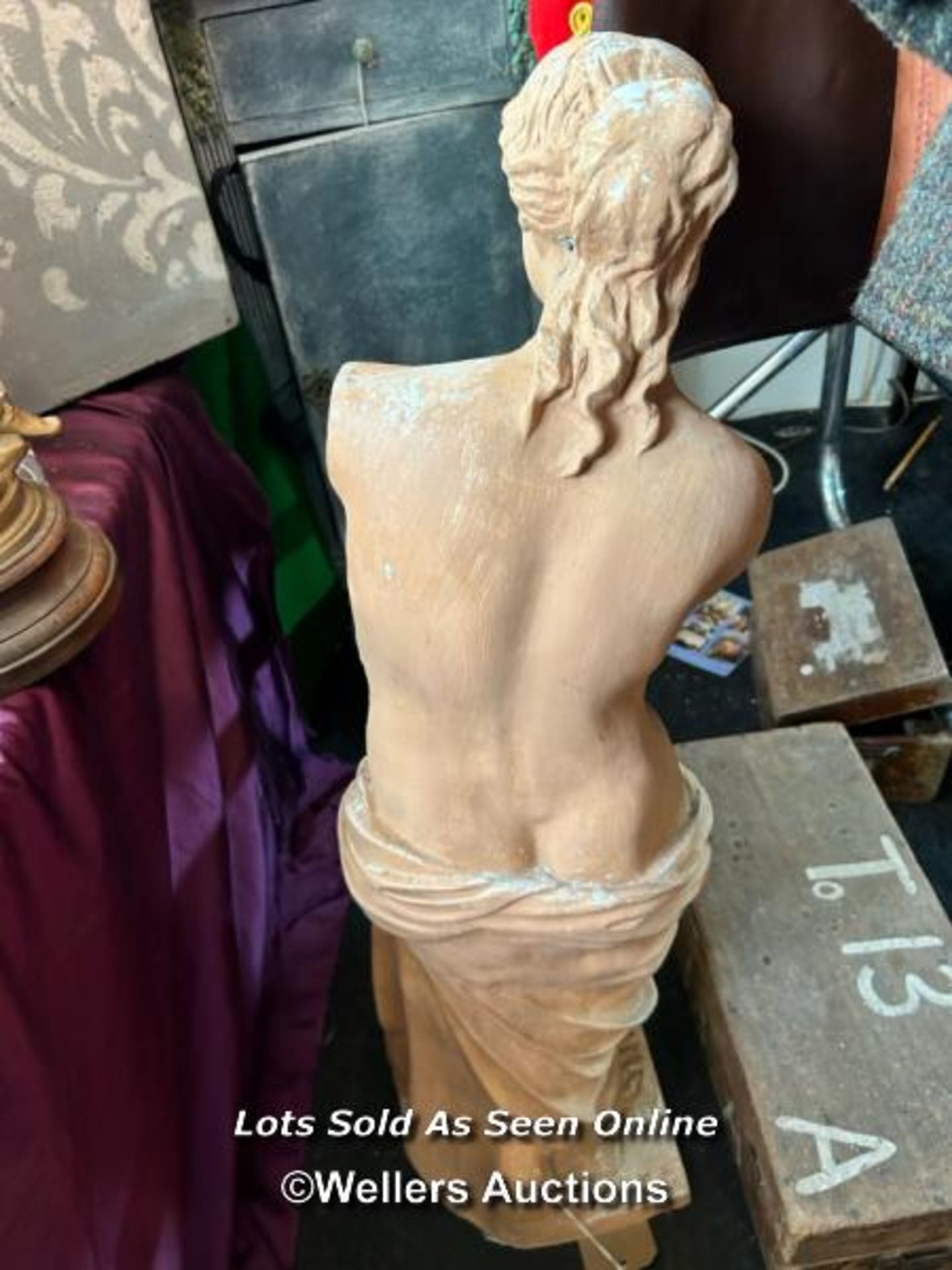 RESIN CLASSICAL STATUE - Image 3 of 3