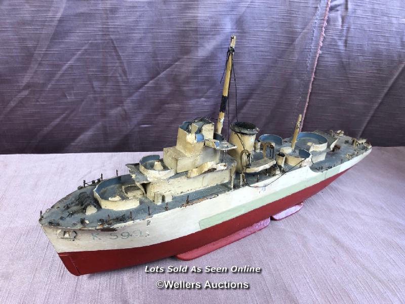 SCRATCH BUILT 1930'S NAVAL CRAFT