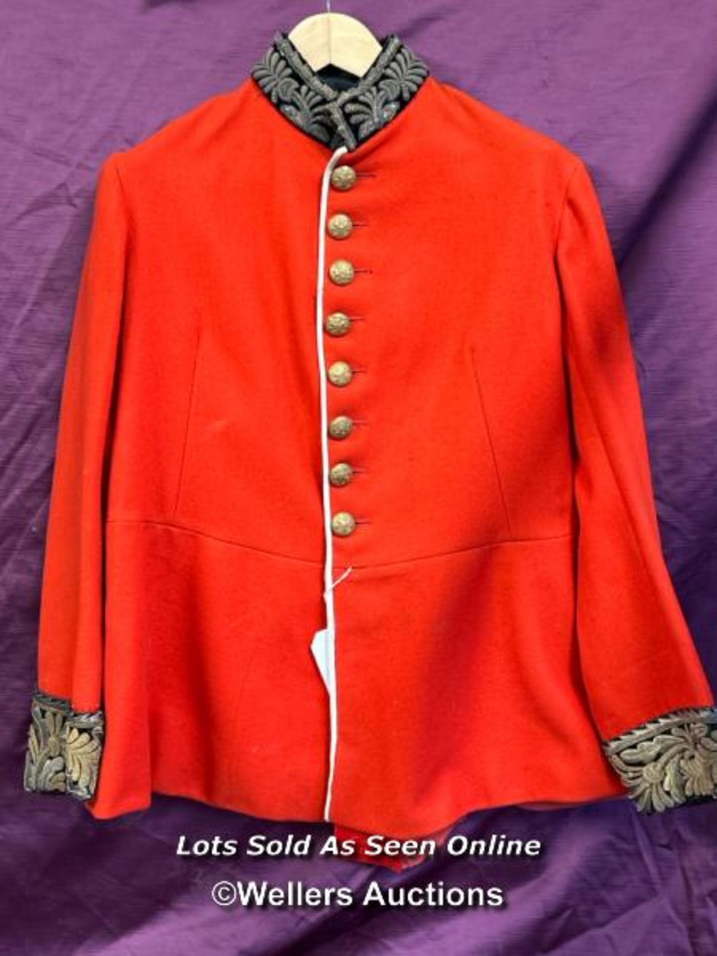 LORD LIEUTENANT ORNATE RED MILITARY DRESS TUNIC