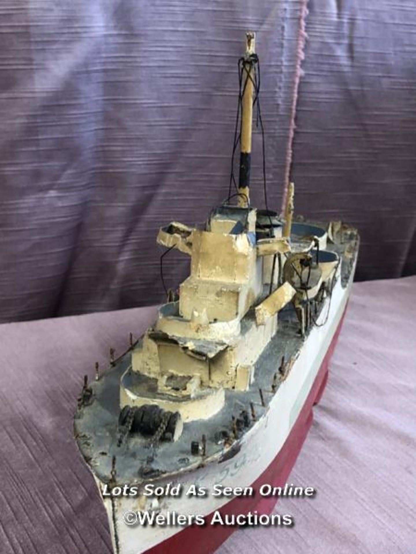 SCRATCH BUILT 1930'S NAVAL CRAFT - Image 2 of 4