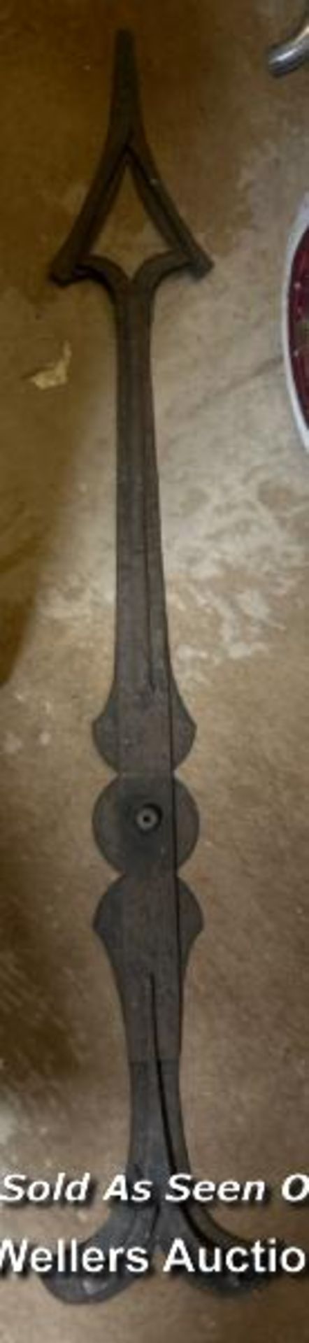 LARGE 19TH CENTURY CLOCK HAND, 163CM - Bild 5 aus 8