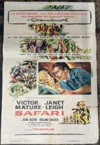 SAFARI, ORIGINAL FILM POSTER, 56/147, 69CM W X 104CM H
