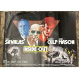 INSIDE OUT ORIGINAL POSTER PRINTED IN ENGLAND BY W. E. BERRY LTD BRADFORD, 101CM W X 77CM H, A