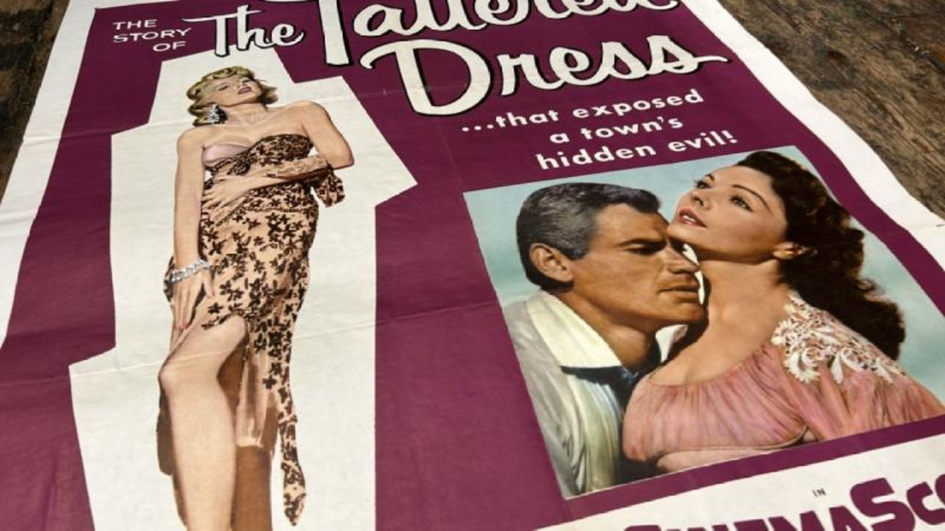THE STORY OF THE TATTERED DRESS, ORIGINAL FILM POSTER, 57/94, 68CM W X 104CM H - Image 4 of 4