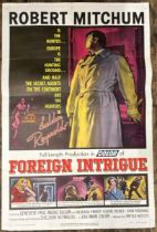 FOREIGN INTRIGUE, ORIGINAL FILM POSTER, 56/261, 69CM W X 105CM H