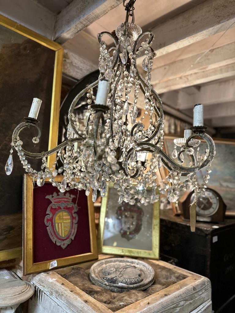 PLATIAU CHANDELIER IN NEED OF MINOR RESTORATION - Bild 7 aus 7