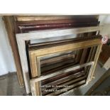 9X ASSORTED PICTURE FRAMES