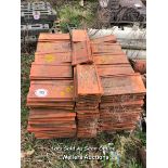 PALLET CONTAINING LARGE QUANTITY OF TERRACOTTA TILES FROM THE SOMERSET TRADING COMPANY,