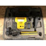 LASERMARK 800 SERIES LASER LEVEL, WITH LD400 UNIVERSAL LASER DETECTOR REMOTE, IN CASE