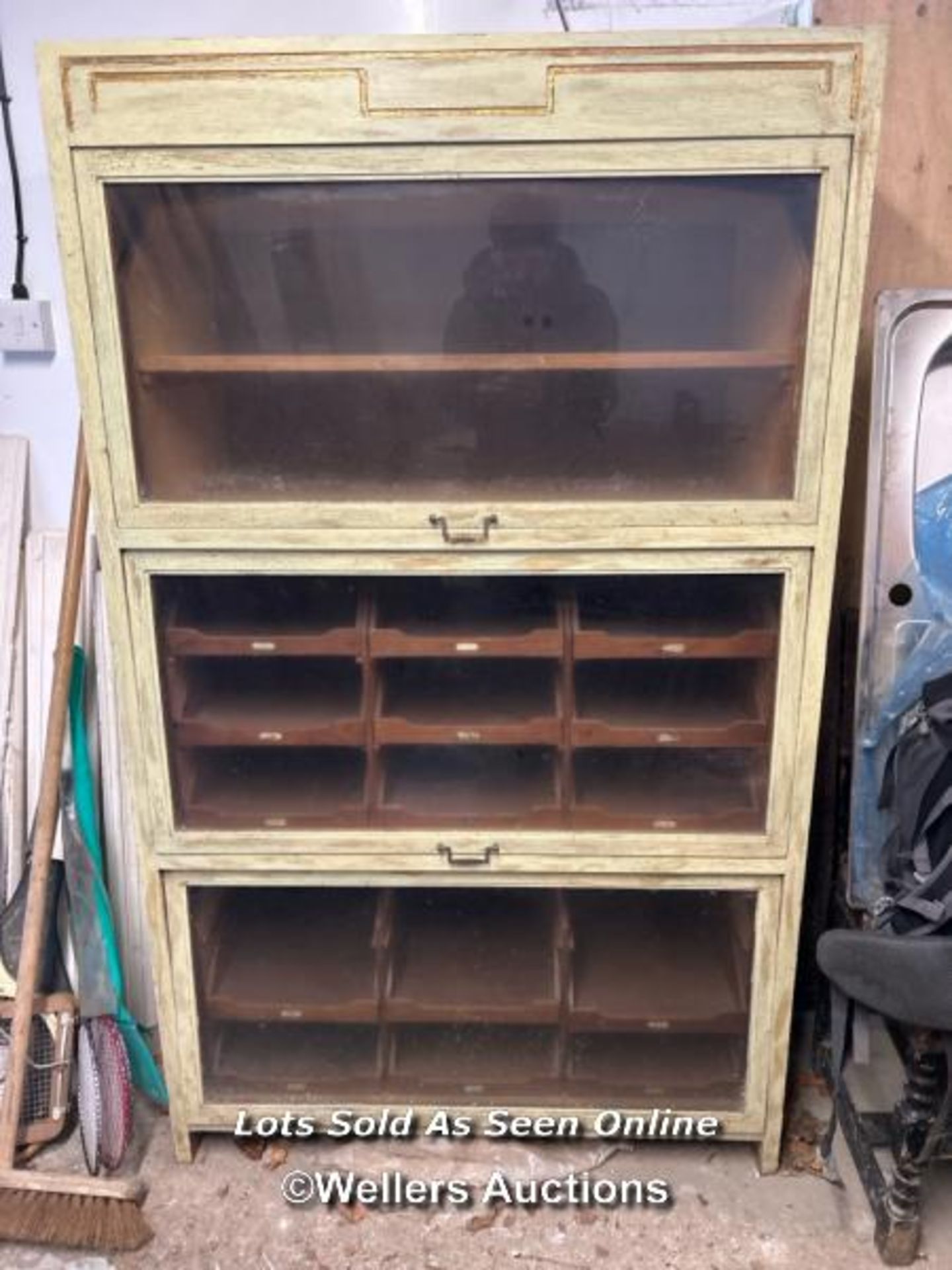 HABERDASHERY CABINET, 165.5CM (H) X 100CM (W) X 48CM (D)