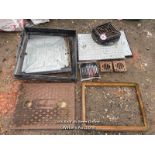 QUANTITY OF MANHOLE COVERS AND FRAMES