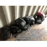 9X ASSORTED ENGINES INC. HARRIER AND BRIGGS AND STRATTON