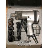 DRAPER AIR TOOLS 1/2" SQAURE DRIVE IMPACT WRENCH KIT, IN CASE