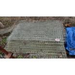 APPROX. 90X SHEETS OF LIGHTWEIGHT GALVANISED STEEL MESH, 152CM (W) X 96CM (D)