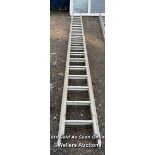 D-WRUNG HEAVY DUTY DOUBLE EXTENSION LADDER, 488CM (L)