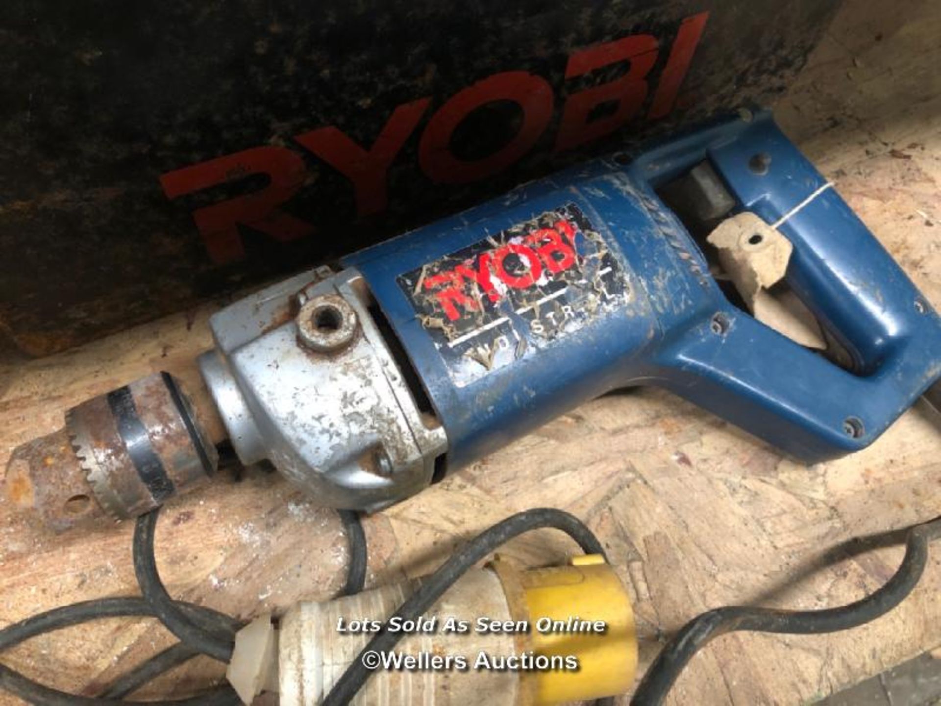 RYOBI DCD-125 110V DRILL, IN CASE - Image 2 of 2