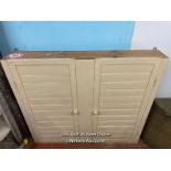 WALL HUNG, 2X DOOR KITCHEN CUPBOARD, 102CM (H) X 114CM (W) X 16CM (D)