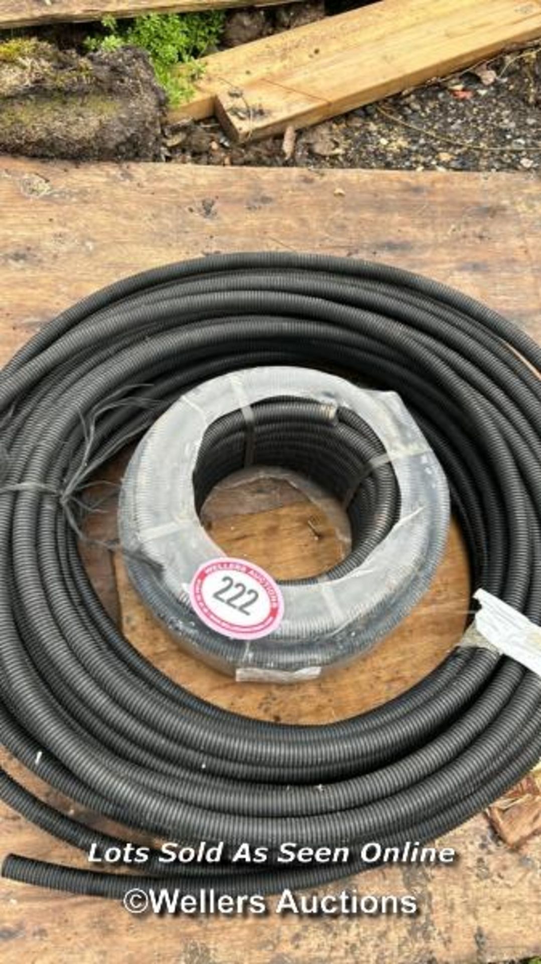 2X ROLLS OF FLEXIBLE ELECTRICAL CONDUIT - Image 3 of 3