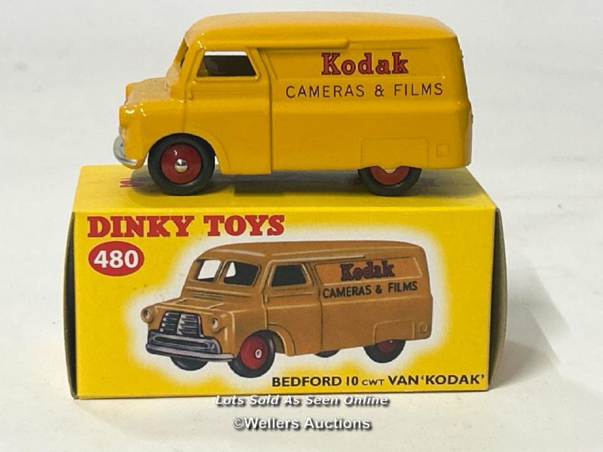 Dinky Bedford 10 'Kodak' van no.480 and Triumph TR2 no.111, 2017 editions / AN3 - Image 2 of 3