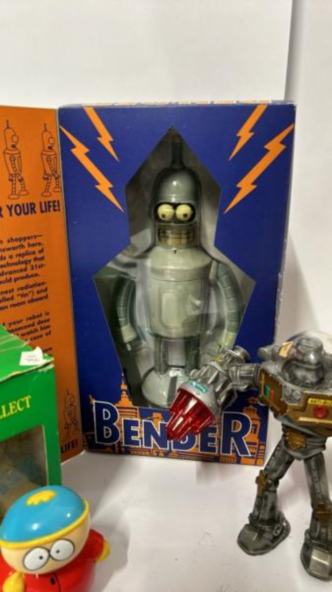 Film & TV related items to include Captain Scarlet Destiny Angel figure, Futurama Bender robot - Image 5 of 6