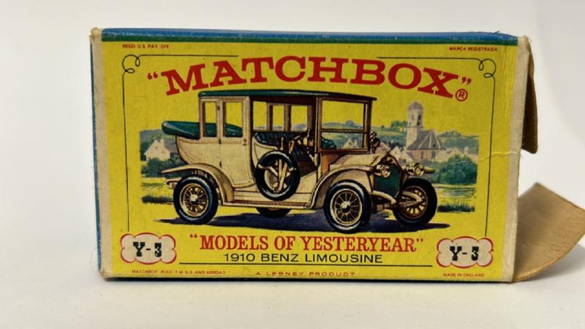 Three Matchbox Models of Yesteryear cars, Y-3 good condition one loose seat, Y-11 missing front - Image 8 of 12