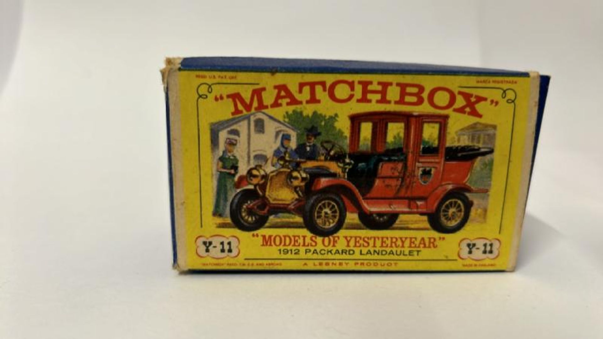 Three Matchbox Models of Yesteryear cars, Y-3 good condition one loose seat, Y-11 missing front - Image 4 of 12