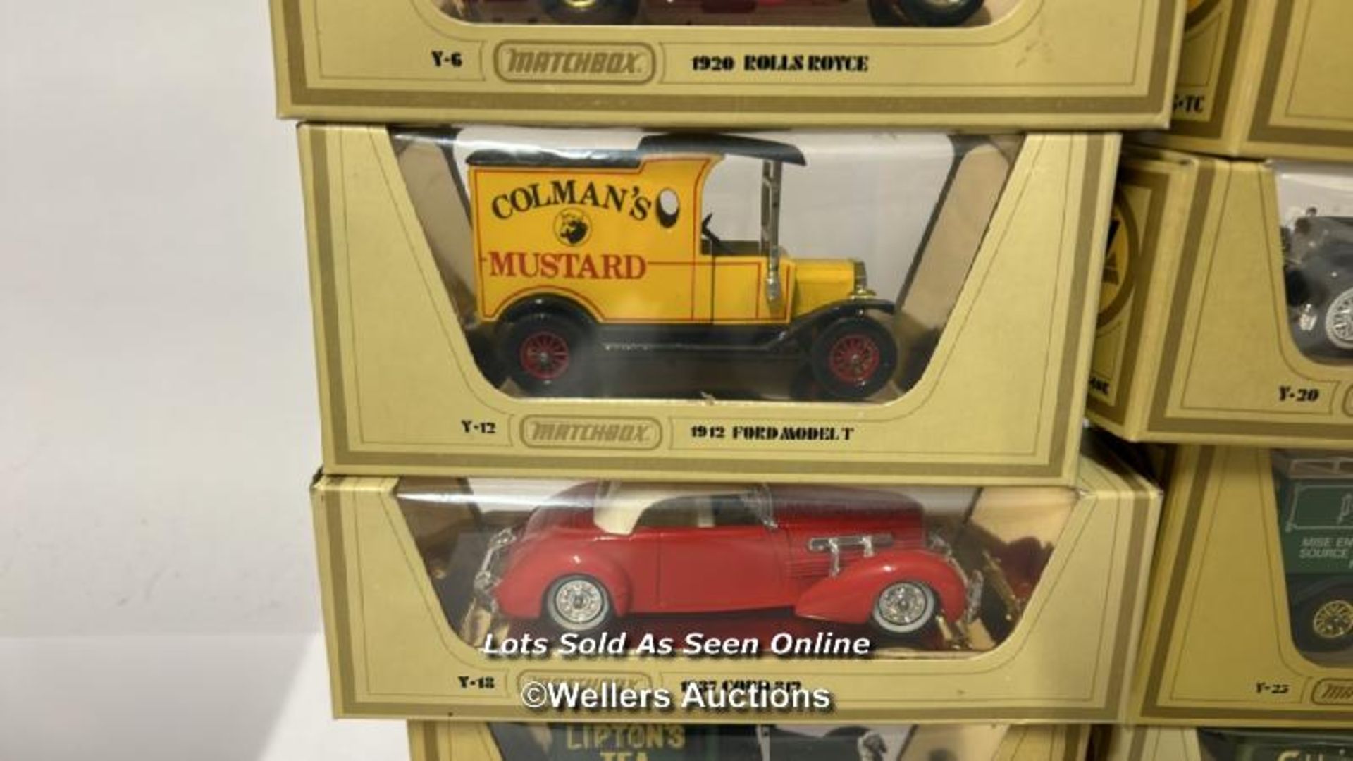 Group of Fourteen boxed Matchbox Models of Yesteryear cars including 1920 Rolls-Royce / AN11 - Image 3 of 10