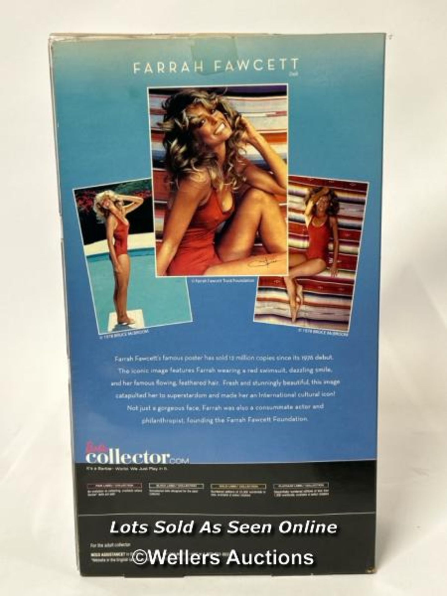 Barbie Collector, Farrah Fawcett doll V7161, 2010 and 30th Anniversary doll 11590, 1993, both - Image 3 of 5