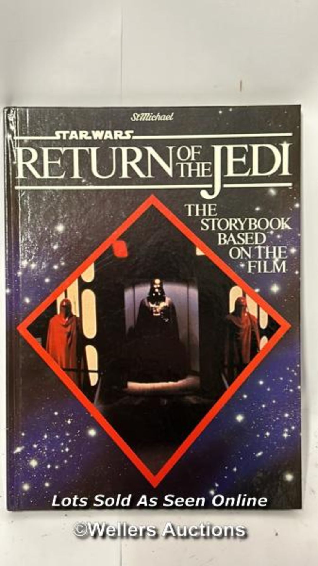 Return of the Jedi Story book published by Random House, 1983 in good condition with Star Wars VHS - Image 4 of 6