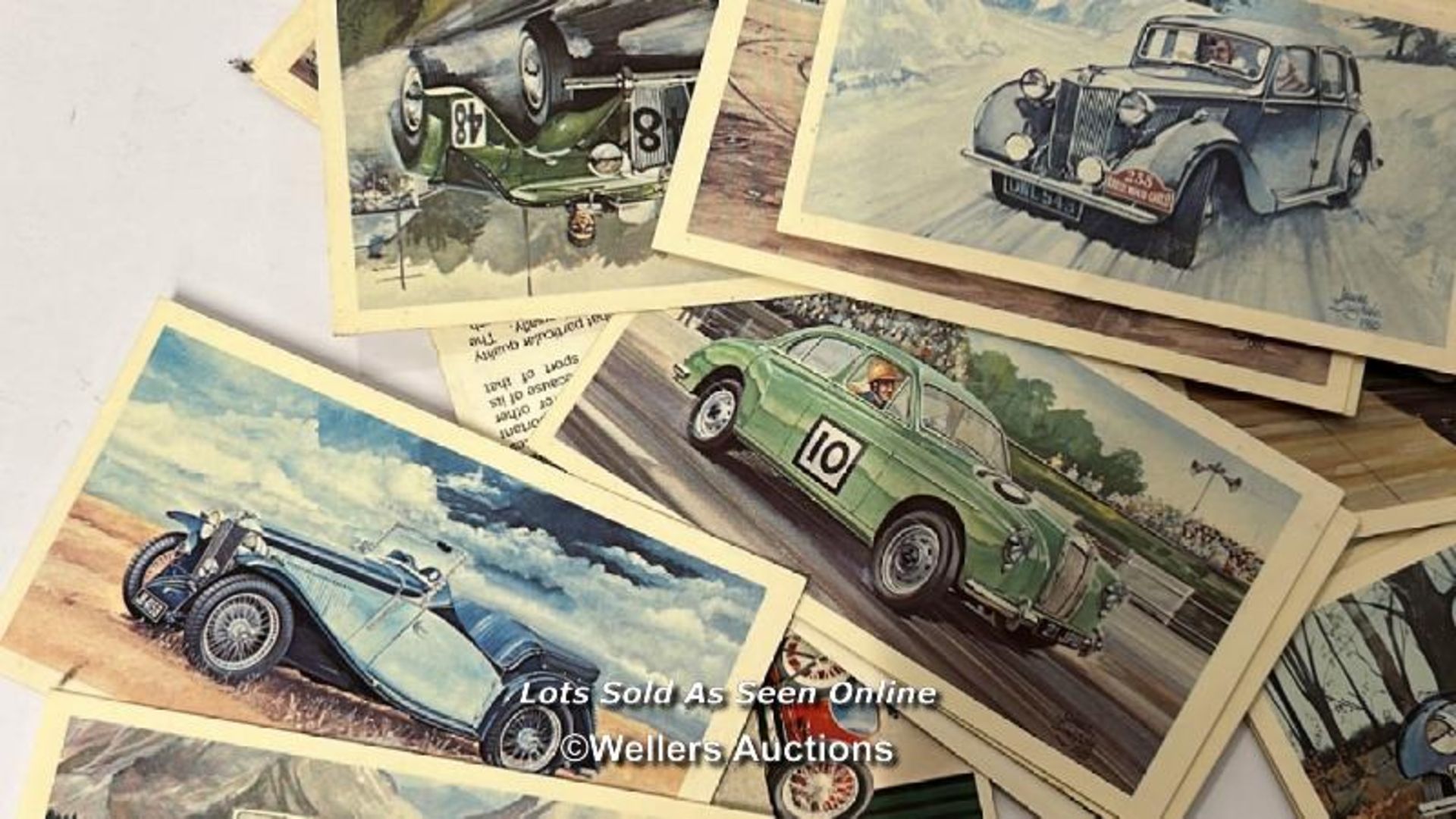 Collection of assorted classic car picture cards, postecards and a photograph of Capt Nash - Image 8 of 11