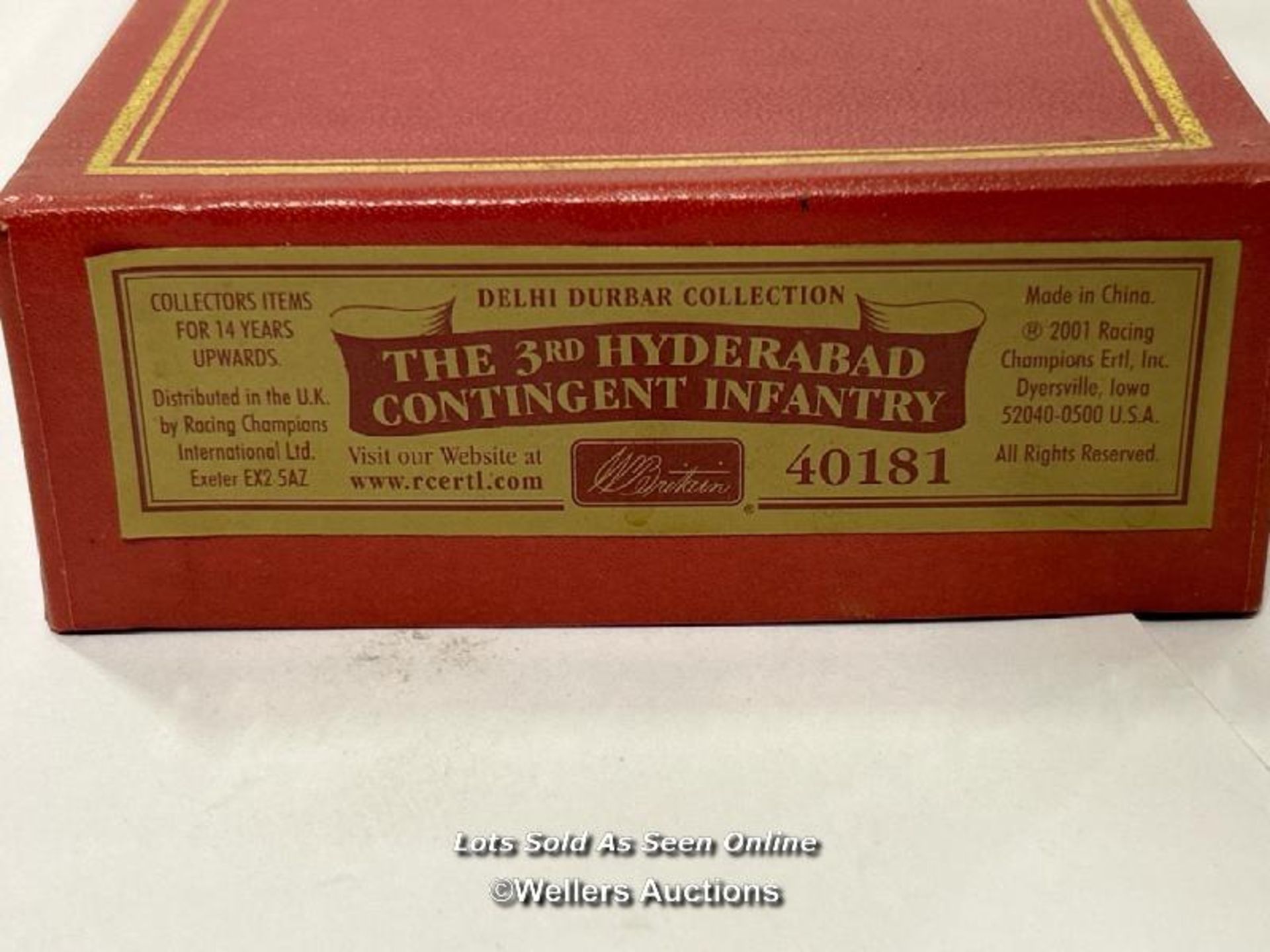 Britain's Delhi Durbar Collection set 40181 "The 3rd Hyderabad Contingent Infantry" boxed / AN5 - Image 3 of 3