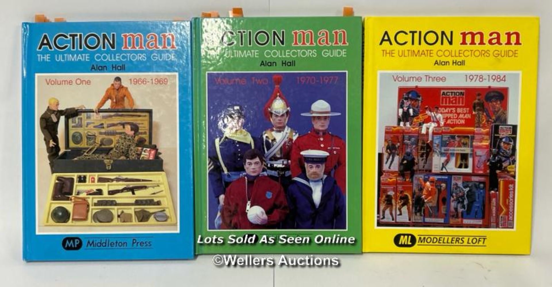 Three volumes of Action Man Ultimate Collectors Guide books / AN3