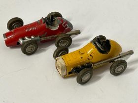 Two Schuco 1950's wind up racing cars numbers 1040 & 1041 / AN15