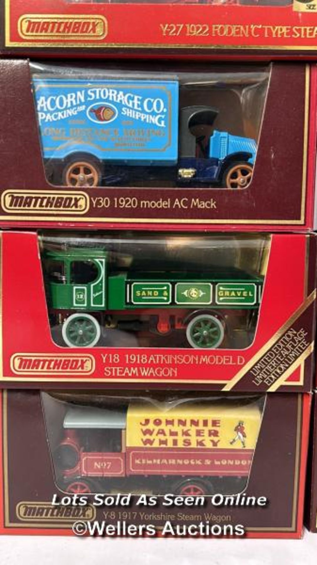 Thirteen assorted Matchbox Models of Yesteryear trucks and buses including 1922 Foden 'C' Type steam - Image 5 of 7