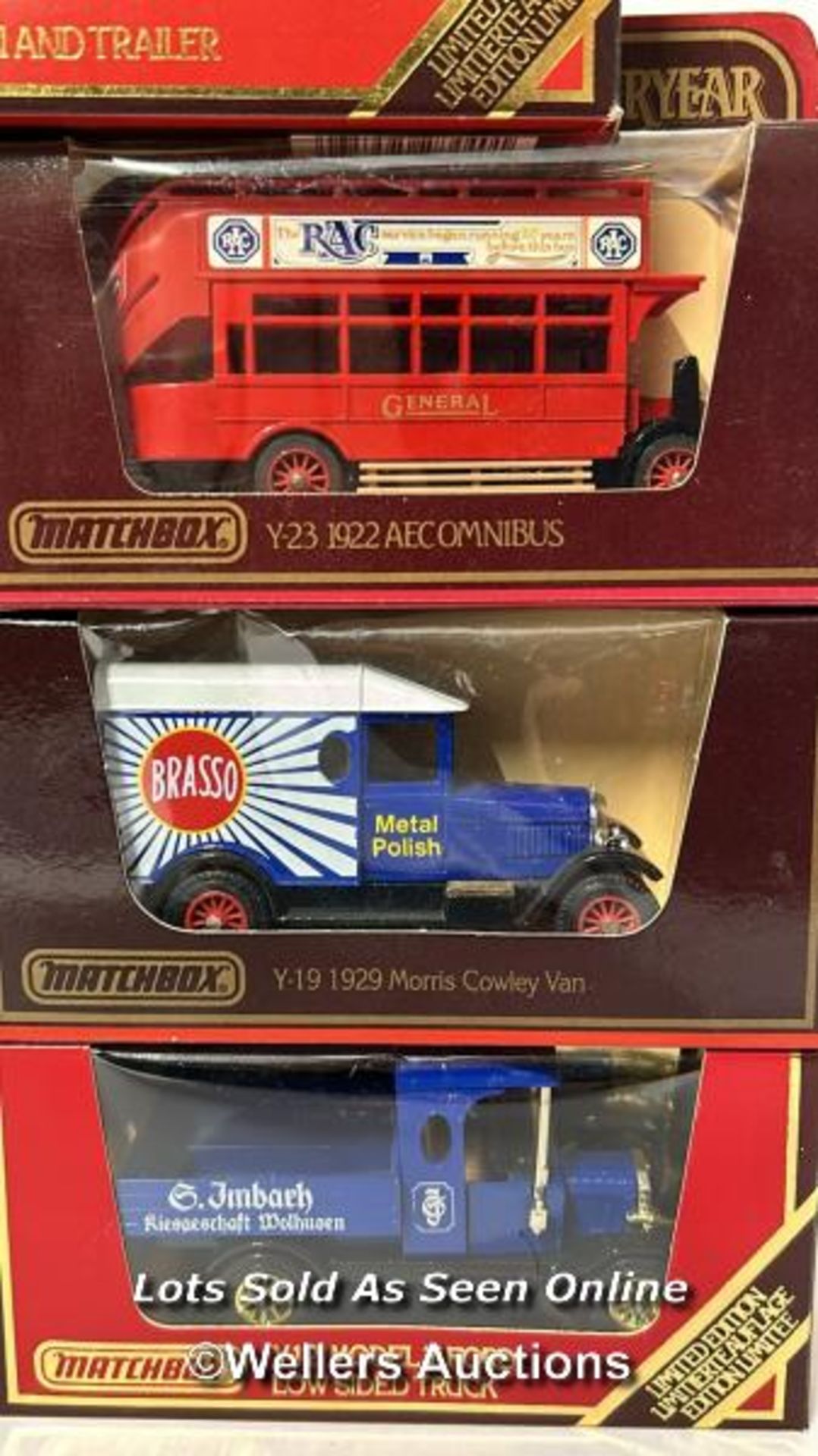 Thirteen assorted Matchbox Models of Yesteryear trucks and buses including 1922 Foden 'C' Type steam - Image 6 of 7