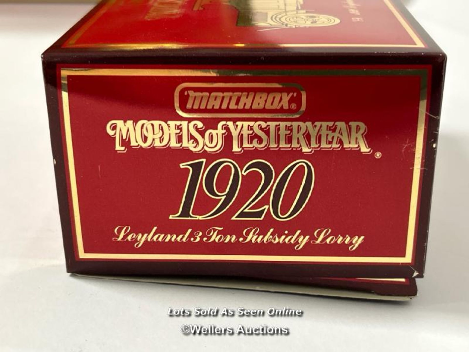 Matchbox Models of Yesteryear 1920 , Layland 3 Ton "A.Luff & Sons" Lorry Y-9, Limited edition, boxed - Bild 3 aus 4