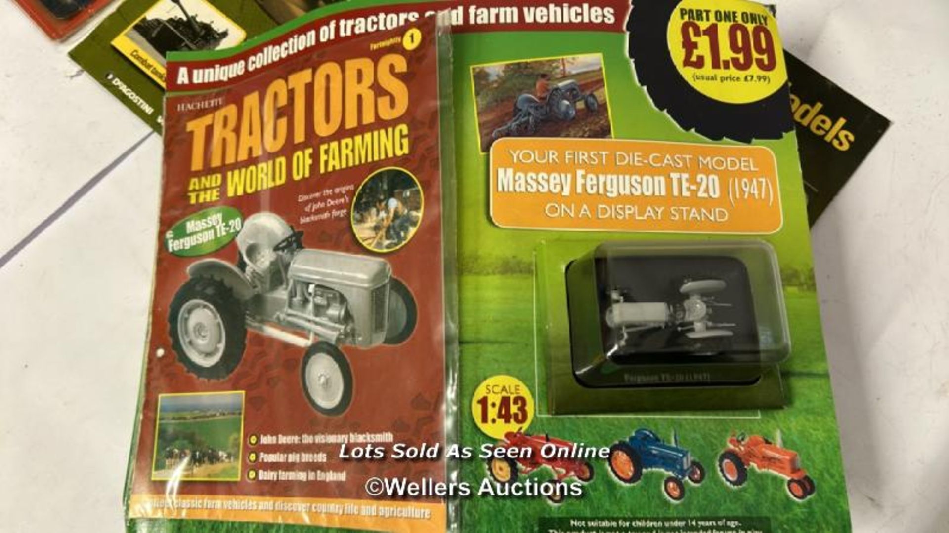 Five assorted weekly magazines with models all issue no.1 including Assassins Creed, Tractors, - Image 3 of 6