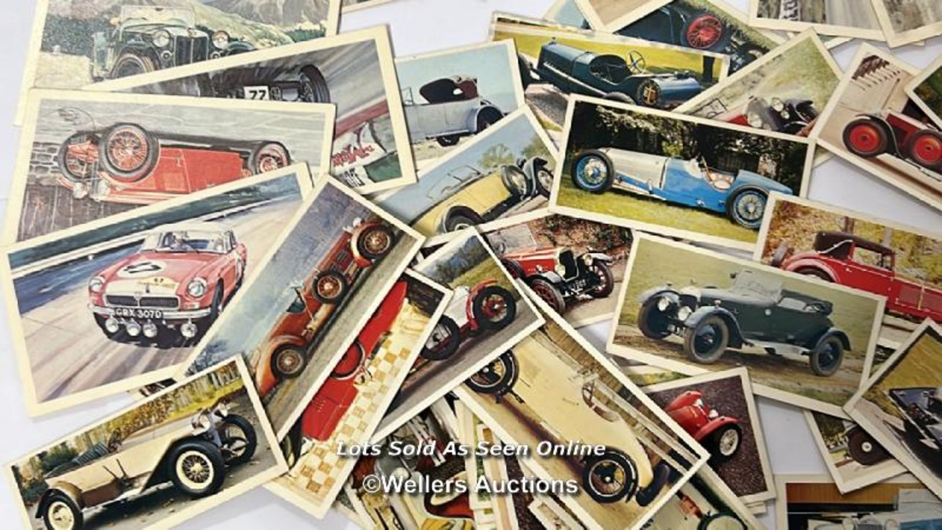 Collection of assorted classic car picture cards, postecards and a photograph of Capt Nash - Image 6 of 11