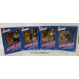 Hasbro GI Joe - Action Man, four boxed unopened 12" figures - Duke, Stalker, Cobra Commander and
