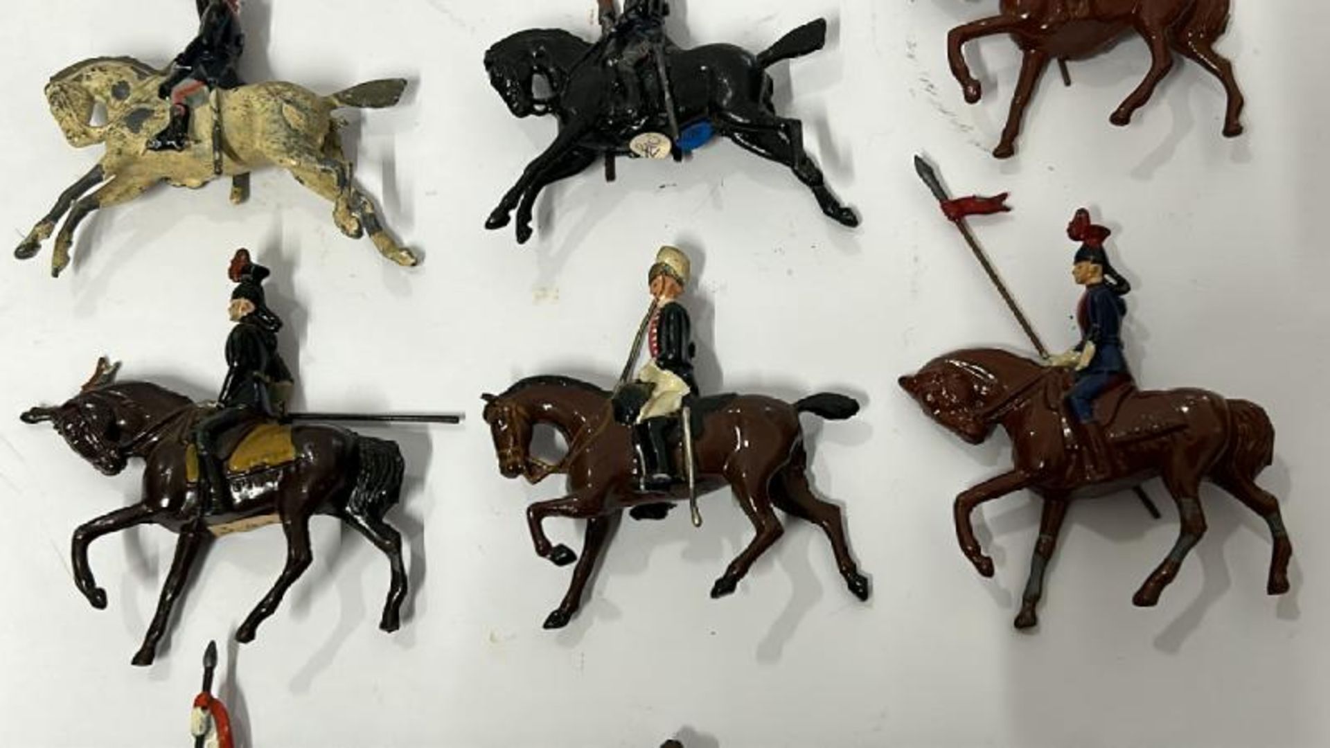 Britains lead horse mounted figures to include Canadian Mounted Police and assorted soldiers ( - Image 3 of 7