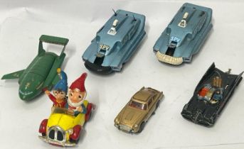 Dinky & Corgi film & Tv related vehicles including two Captain Scarlet Spectrum Pursuit Vehicle no.