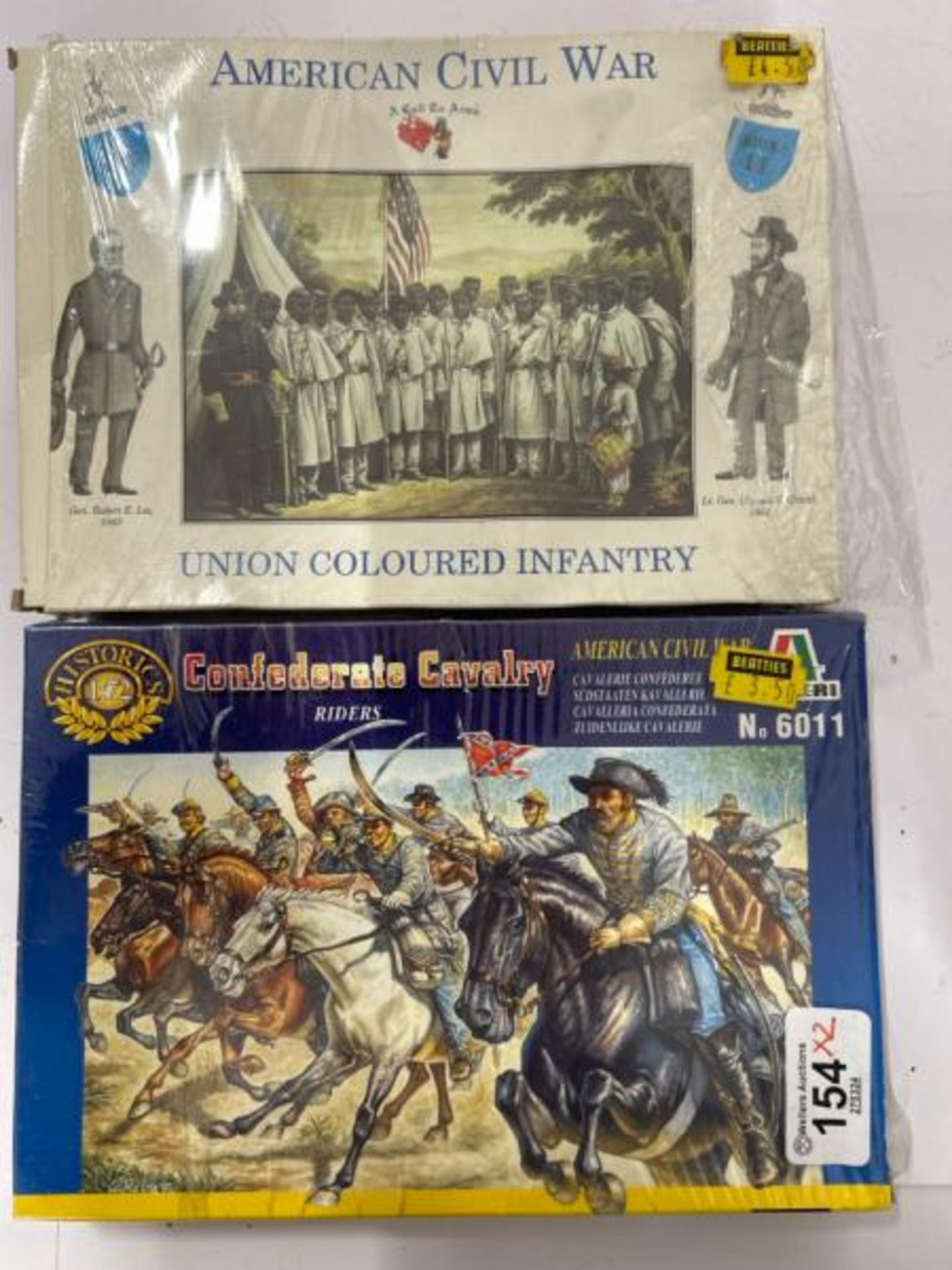 Two unmade model kits incuding American Civil War soldiers / AN20